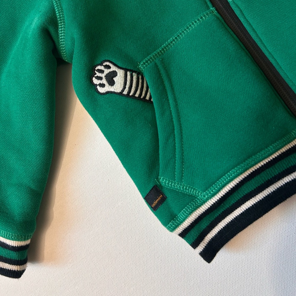 CATIMINI Boy’s Reversible Full Zip Hoodie Sweater Sz 18 Months Dog Logo Fish - Picture 3 of 12